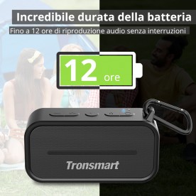Cassa Bluetooth Tronsmart Force 2 | 30W RMS, IPX7, Batteria 15h, Suono Potente Per Party E Viaggi
