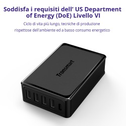 Tronsmart U5P 60W USB PD Desktop Charger with VoltiQ