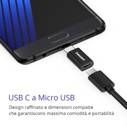 Tronsmart CTMF Adattatore Type-C Maschio a Micro USB Femmina 2.0